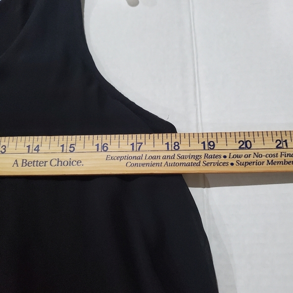 Jennifer Lopez All Black Crop Top Sheer Bodice Overlay Size XS L👀K - Picture 9 of 11